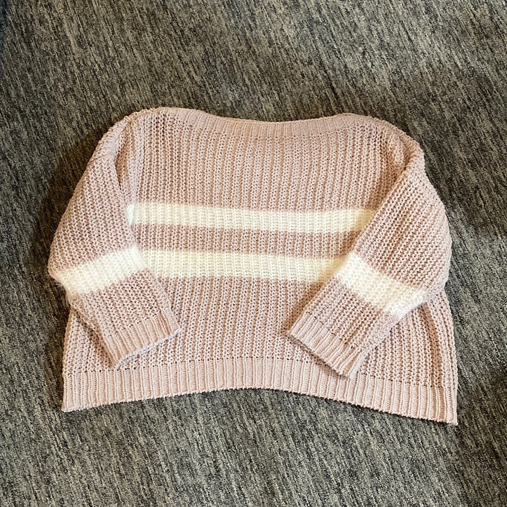 Woven Heart Sweater